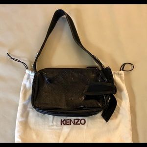 Authentic Kenzo perforated Patent Leather bag!